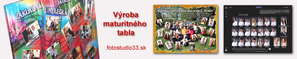 Výroba maturitného tabla